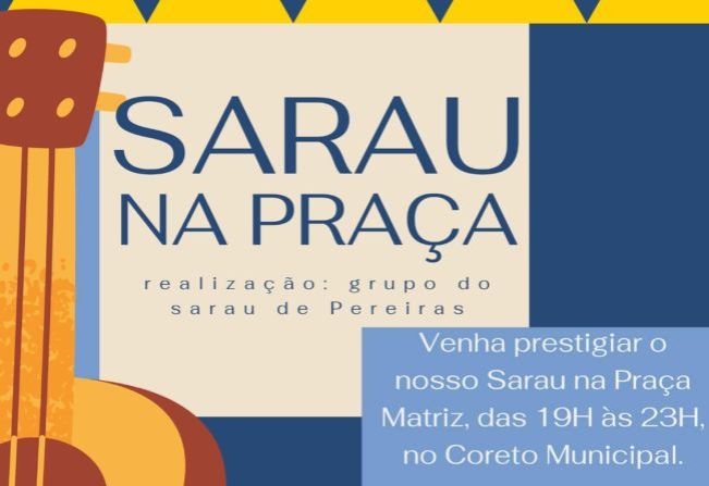 Sarau na Praça