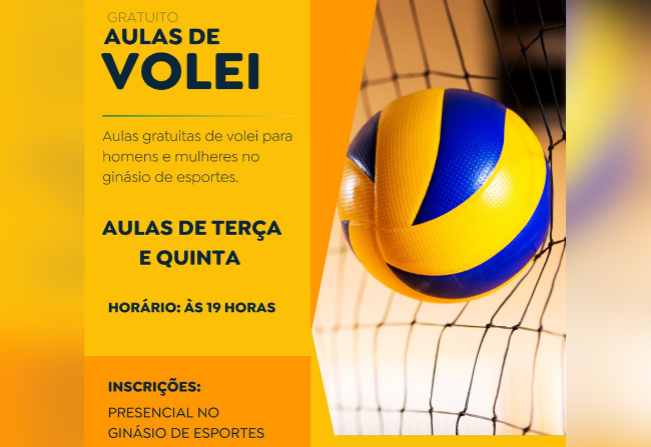 Aulas de Vôlei